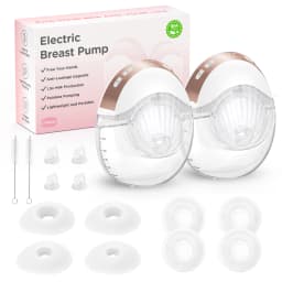 Wearable Breast Pump Hands Free Electric Breast Pumps Comfort Milk Collector Lightweight with LED Display 3 Modes 12 Levels