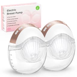 Wearable Breast Pump Hands Free Electric Breast Pumps Comfort Milk Collector Lightweight with LED Display 3 Modes 12 Levels