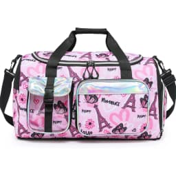 Travel Duffle Bag Lightweight Water Resistant and Spacious for Gym Trips Features Dry Wet Separation and Multiple Pockets