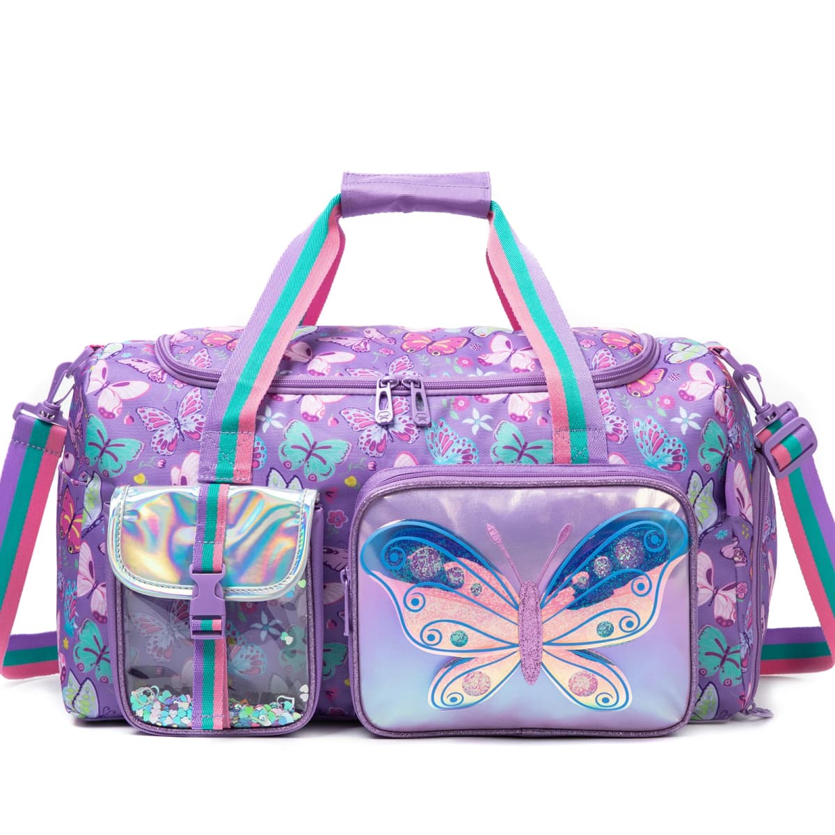 Travel Duffle Bag Lightweight Water Resistant and Spacious for Gym Trips Features Dry Wet Separation and Multiple Pockets
