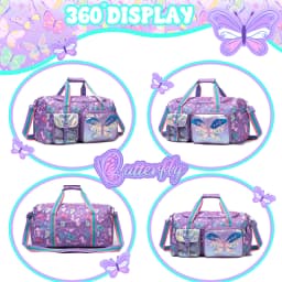 Travel Duffle Bag Lightweight Water Resistant and Spacious for Gym Trips Features Dry Wet Separation and Multiple Pockets