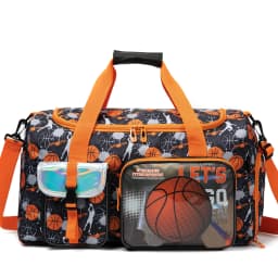 Travel Duffle Bag Lightweight Water Resistant and Spacious for Gym Trips Features Dry Wet Separation and Multiple Pockets
