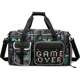 Travel Duffle Bag Lightweight Water Resistant and Spacious for Gym Trips Features Dry Wet Separation and Multiple Pockets