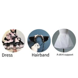 Cute Girl Lolita Dresses Birthday Party Children Dress Long Sleeves Flower High Quality Patchwork Kids Clothing Ball Gown