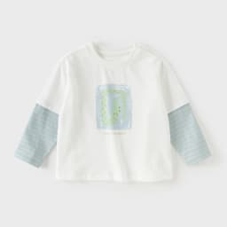 Dave Bella Children Pure Cotton T-shirt Spring Autumn Boys Clothes Baby Casual Bottoming Tops Fake Two-pieces Pullover DB1260138
