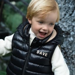 Dave Bella Children Black Down Vest Autumn Winter Boys Casual Waterproof Hooded Warm Top Outerwear Children Clothing DB4254442