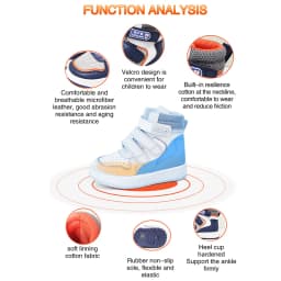 Kid Boys Sneakers Spring Leather Orthopedic Casual Shoes For Children Girls 3To 12Years Age