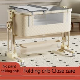 Baby Bassinet ,Soobaby 3 in 1 Baby Crib,Bassinet Bedside Crib Adjustable Portable Bed for Infant,Baby Newborn Must Have Bed