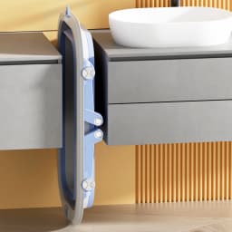Baby Bathtub, Foldable Baby Bathtub with Thermometer and Bath Mat, Non-Slip Portable Travel Baby Bathtub, 0-36 Months