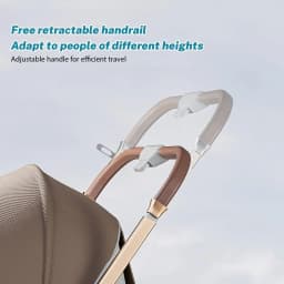 Luxury Baby Stroller Portable Travel Baby Carriage Folding Prams High Landscape Aluminum Frame Car Quick Fold for Newborn Baby