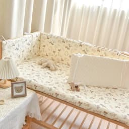 Thicken Baby Bed Bumper Guard Anti-Collision Crib Protector Soft Wrap Newborn Nursery Bedding Custom Size Available