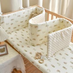 Thicken Baby Bed Bumper Guard Anti-Collision Crib Protector Soft Wrap Newborn Nursery Bedding Custom Size Available