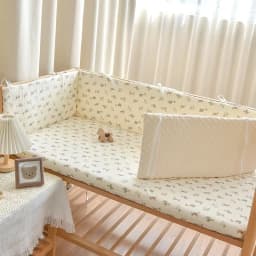 Thicken Baby Bed Bumper Guard Anti-Collision Crib Protector Soft Wrap Newborn Nursery Bedding Custom Size Available