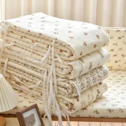 Thicken Baby Bed Bumper Guard Anti-Collision Crib Protector Soft Wrap Newborn Nursery Bedding Custom Size Available