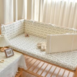 Thicken Baby Bed Bumper Guard Anti-Collision Crib Protector Soft Wrap Newborn Nursery Bedding Custom Size Available