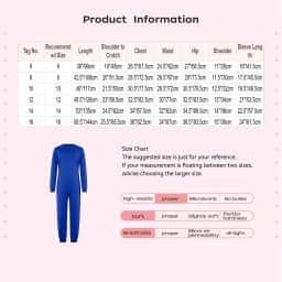Kids Special Needs Adaptive Clothing 3Pcs /Set Long Sleeve Anti-strip Back Zipper Cotton Jumpsuit Daily Wear for Autism Patient