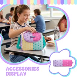 Girls Rolling Backpack with Wheels,Kids Backpack with Wheels Girls Large Capacity School Trolley Bookbag for Elementary Travel &