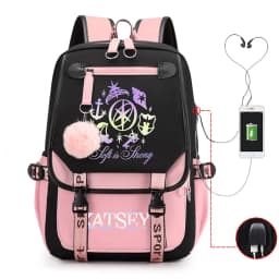 Trendy Girl Group School Bags for Students Girls Large Capacity Travel Book Bag Usb Charging Laptop Backpack Children Backpacks