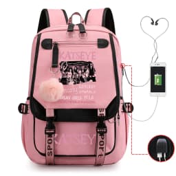 Trendy Girl Group School Bags for Students Girls Large Capacity Travel Book Bag Usb Charging Laptop Backpack Children Backpacks