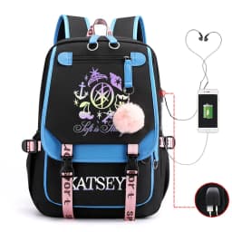 Trendy Girl Group School Bags for Students Girls Large Capacity Travel Book Bag Usb Charging Laptop Backpack Children Backpacks