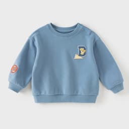 Dave Bella Kid Boys Long Sleeve Pullover Boys Spring Loose Sweatshirt Children Outdoor Sports Clothing Top DB3262819
