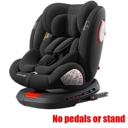 Baby Car Seat with ISOFIX Adjustable Angle 360° Rotation Newborn Supplies Safe Travel with Five-point Safety Harness Suitable for Toddlers to Take on Car Trips Soft Material Comfortable with Alert Reminder Function Baby Car Seat