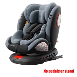 Baby Car Seat with ISOFIX Adjustable Angle 360° Rotation Newborn Supplies Safe Travel with Five-point Safety Harness Suitable for Toddlers to Take on Car Trips Soft Material Comfortable with Alert Reminder Function Baby Car Seat