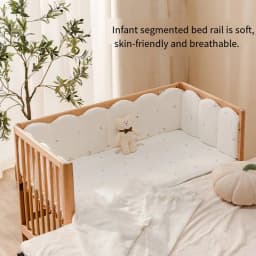 2026 Crib Fence Soft Pack Children's Splicing Bed High Border Protection Anti-collision Anti-fall Bed Baby Guardrail Bed Bumper