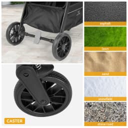 Lightweight 2 in 1 Baby Stroller Pushchair Pram Compact Folding Baby Carriage Easy Storage Portable Design Comfortable Seat Smooth Suspension Wheels Large Shopping Basket for Newborn Infant Outdoor Daily Use
