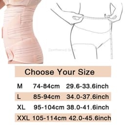 3In1 Corset Postpartum Band Women Tummy Belly Peis Belt Wrap Waist Trainer Recovery Bandage Strap Body Shaper