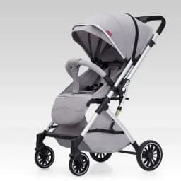 Four-wheel Baby Stroller Two-way Lightweight High-view Baby Stroller Can Sit or Lie Down Portable Travel Baby Stroller