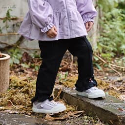 Dave Bella Children's Flare Pants Autumn Winter Casual Sweet Cute Floral Girls Baby Elastic Trousers Outdoor DB3252867