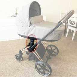 Stroller Adapter For Priam 3/4 Pram Aton Cloud Q/Z Car Seat Converter Pushchair Baby Basket Connector Bebe Buggy Accessories