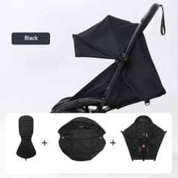 3Pcs /Set 175° Strollers Accessories Sunshade Covers Seat Cushion With Breathable Mesh Canopy Seat Liner Fit YOYO+/YOYO2/YOYA