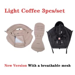 3Pcs /Set 175° Strollers Accessories Sunshade Covers Seat Cushion With Breathable Mesh Canopy Seat Liner Fit YOYO+/YOYO2/YOYA