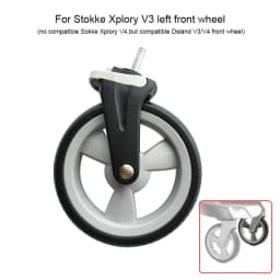 Stroller Wheels For Stokke Xplory V V3 V4 V5 V6 Dsland Pushchair Front Or Rear Wheel Baby Pram Replacement Accessories