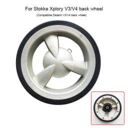 Stroller Wheels For Stokke Xplory V V3 V4 V5 V6 Dsland Pushchair Front Or Rear Wheel Baby Pram Replacement Accessories