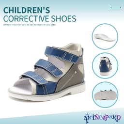 Orthopedic Sandals for Toddlers ,Corrective Shoes with High Back Ankle, First Walking Supportive Brace-Like Orthopedic Sandal