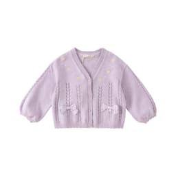 Dave Bella Spring Baby Clothes 100% Cotton Sweater Women Baby Cardigan Children's Coat Knitwear DB1230241