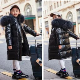 Boys Down Jackets 5-17Years 2025 Winter Teen Boy Thick Warm Cotton Hooded Coats Outerwear Children Clothing Windbreaker Jackets