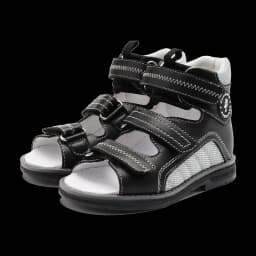 Princepard Children's Orthopedic Sandals Summer Corrective AFO Leather Shoes with Arch Support Thomas Sole EU 20-35