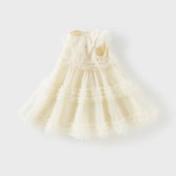 Dave Bella Girls' Dress Summer New Sweet Charm Cute Children's Elegant Mesh Princess Dress Birthday Party Outdoor DB2251650