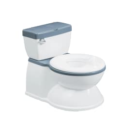 Childrens Simulation Grey Solid Baby Training Potty With Flushing Sound
