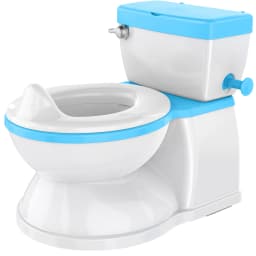 Childrens Simulation Grey Solid Baby Training Potty With Flushing Sound