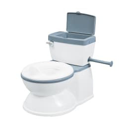 Childrens Simulation Grey Solid Baby Training Potty With Flushing Sound