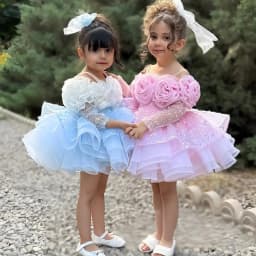 KLFLGD Baby gorgeous show dress one shoulder sequins Pageant competition dress girl dress evening dress suitable baby girl skirt