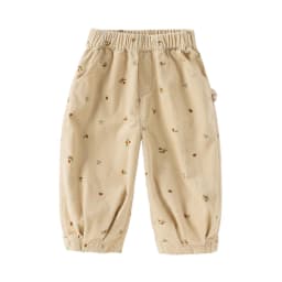 Dave Bella Children's Baby Pants Autumn Girls Baby Fashion Casual Corduroy Sweet Cute Loose Straight Trousers Outdoor DB3252518
