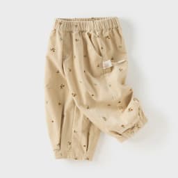 Dave Bella Children's Baby Pants Autumn Girls Baby Fashion Casual Corduroy Sweet Cute Loose Straight Trousers Outdoor DB3252518