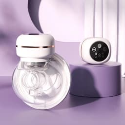 1 PC Wearable Breast Pump Electric Hands Free Low Noise Leak-Proof Breast Milk Pump with 3 Modes 9 Levels for Moms