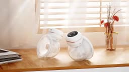 1 PC Wearable Breast Pump Electric Hands Free Low Noise Leak-Proof Breast Milk Pump with 3 Modes 9 Levels for Moms